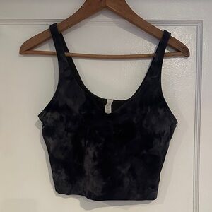 Lululemon Black Tie-dye Women's Top